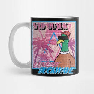 Vaporwave Aesthetic 80s Retrowave Vintage Retro Duck Funny Mug